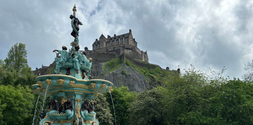 The Ross Fountain in Princes Street Gardens