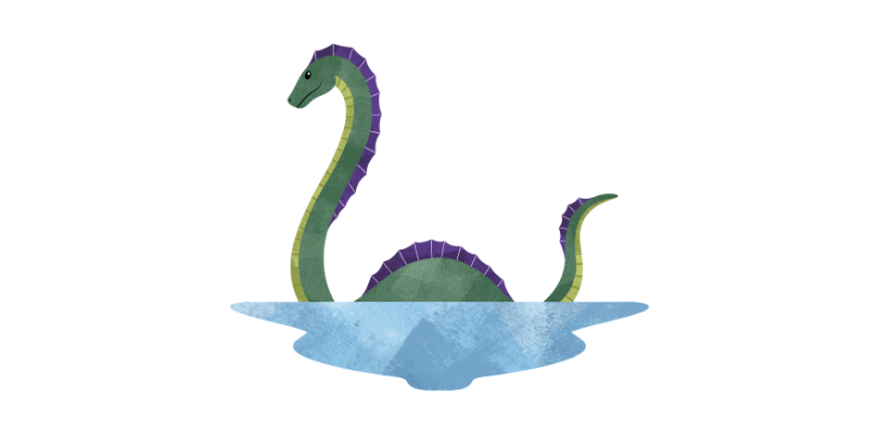Loch Ness Monster illustration