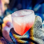 Edinburgh Winterfest - ice glass at the polar bar